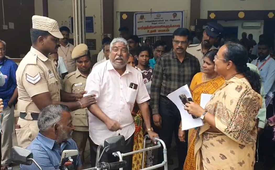 'Is this the situation I am in after saving the country?' - Former Army soldier cries before the District Collector