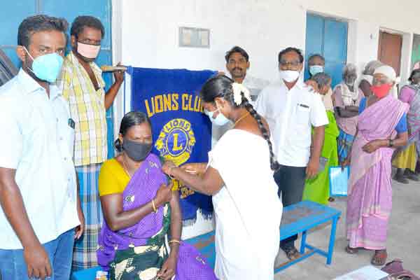 Vaccination camp in Perambalur district ..!