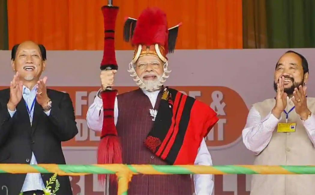 PM Modi campaign in Nagaland PM Modi campaign in Nagaland