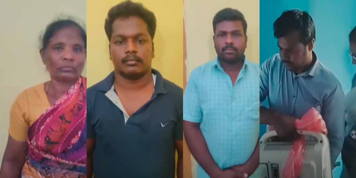 Abortion by scan at home; A gang trapped in Dharmapuri