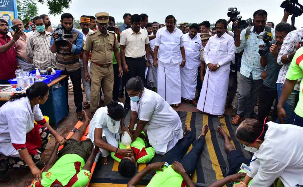 minister kn nehru said Works are underway prevent rain and flood damage Chennai