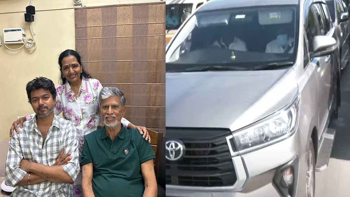 Tvk Party Flag Launching Ceremony; Vijay's parents participate
