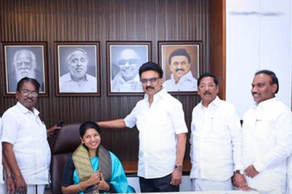 Kanimozhi gets a separate room at Anna Arivalayam