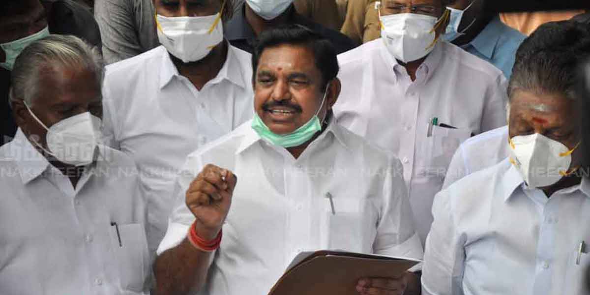 '' Gun culture, resurfaced '' - Edappadi Palanisamy interview!