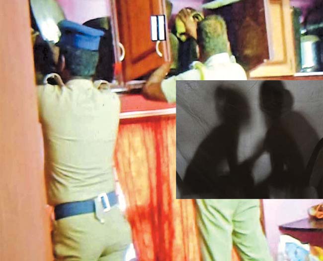 women police inspector in illegal relation!