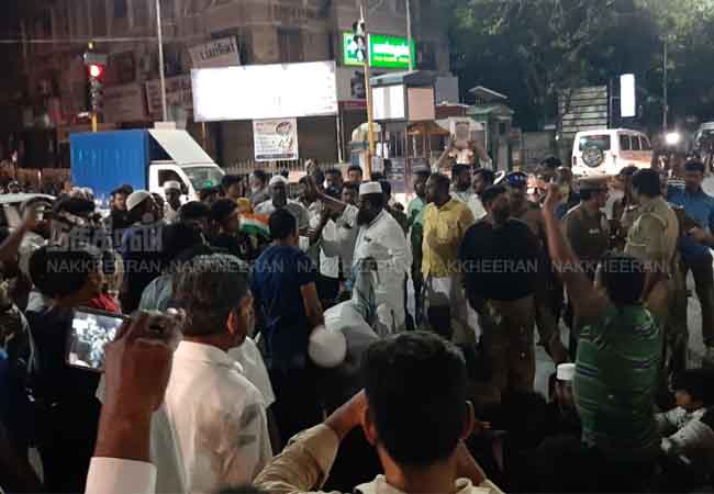 chennai peoples police commssioner viswanathan caa issues