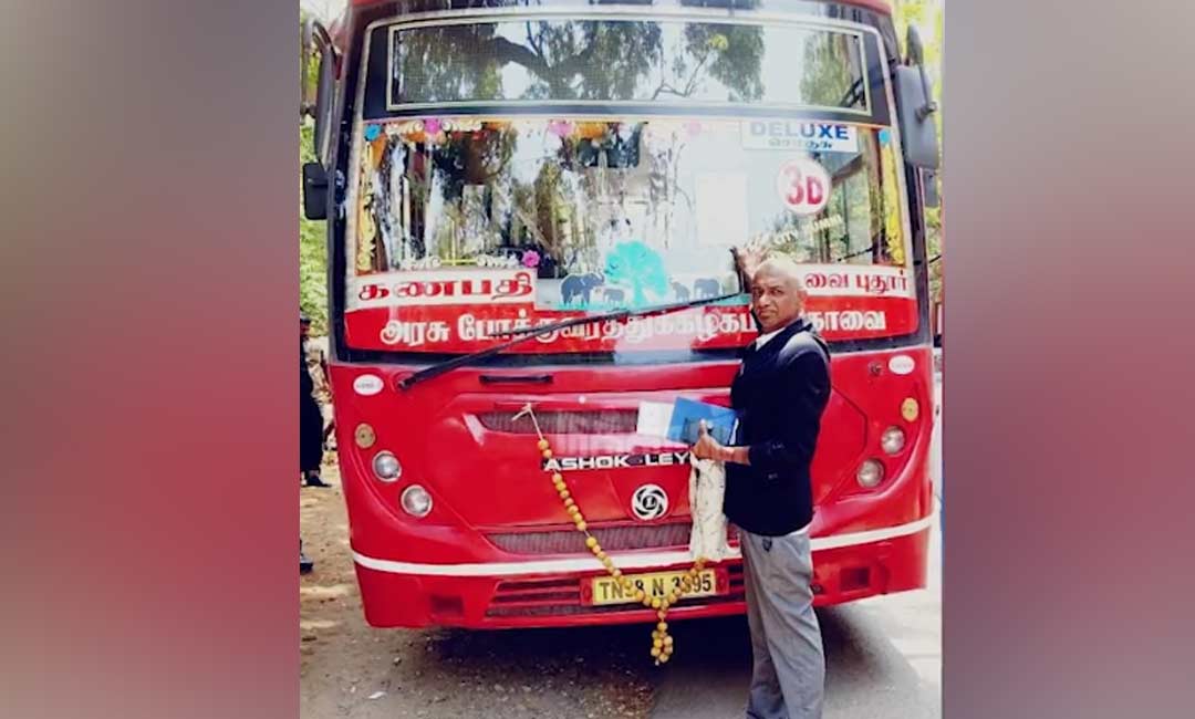 government bus has been confiscated for the 2nd time in Coimbatore