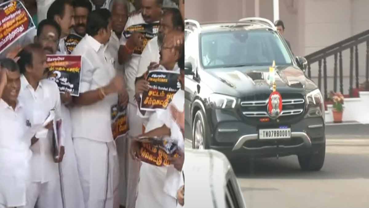 The governor left as fast as he came; Description of Raj Bhavan