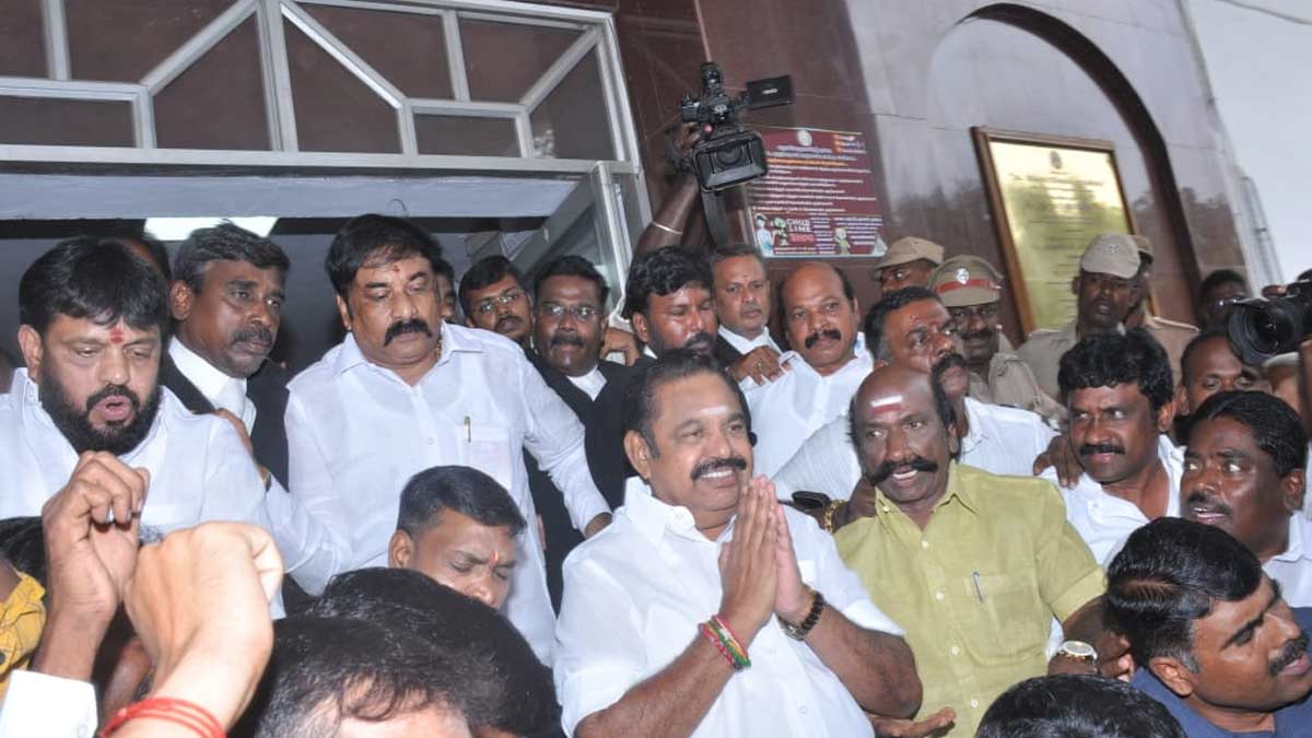 Edappadi appeared in court; Police