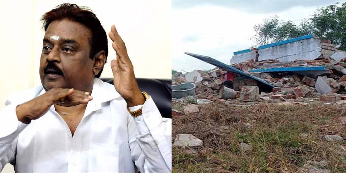 'Special team to prevent firecracker accidents '' - Temutika Vijayakand insists!