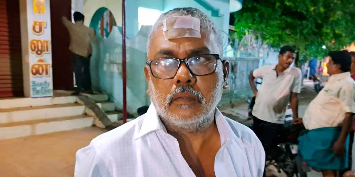 State President of Fair Price Shop Workers Union attacked with liquor bottle