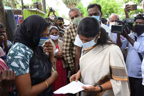 Thanks to the CM who accepted Kanimozhi's request and helped us Eelam tamil People