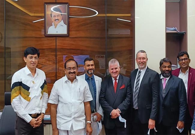 Minister Chakrabarty consults with Australian company on paddy protection through silo!