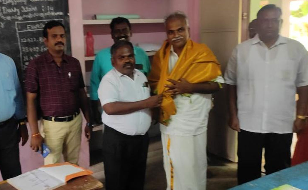 Principal Education Officer praised govt school Principal