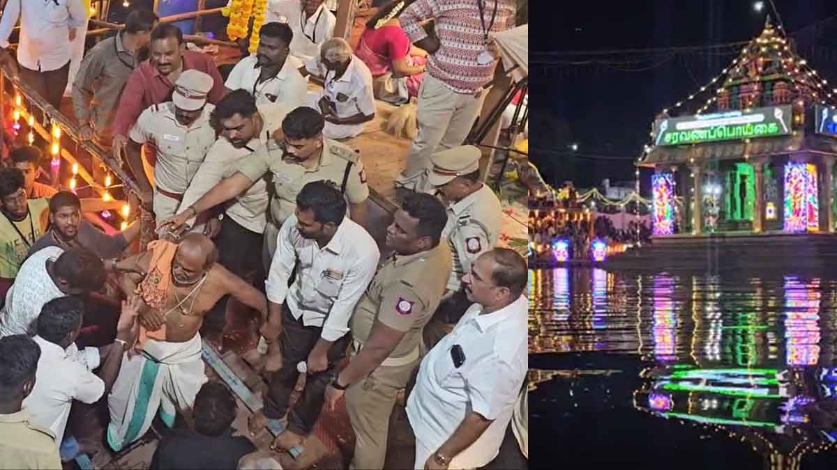 Controversy at Tiruthani Teppath festival; Heartbroken devotees