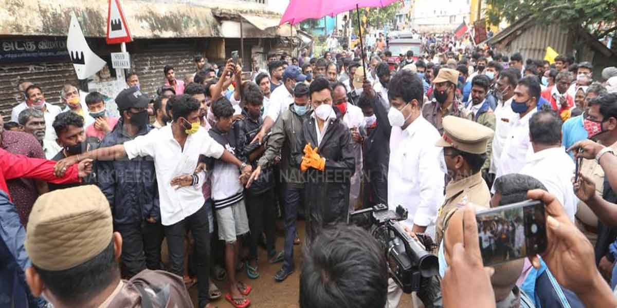 MK Stalin's in Saidapet (Pictures)
