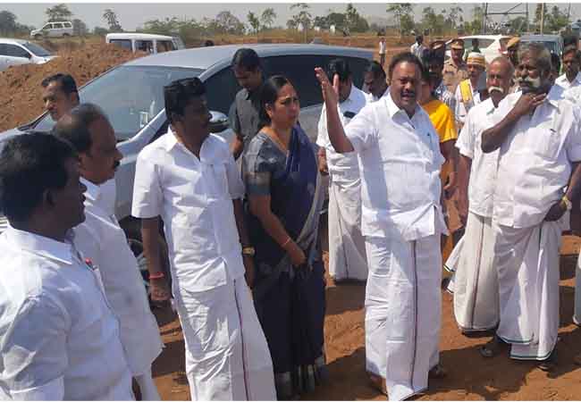 NEW MEDICAL COLLEGE FUNCTION CM PALANISAMY MINISTER AND OFFICERS INSPECTION