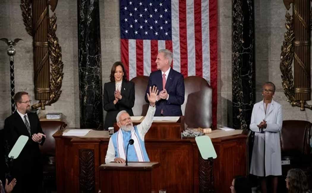 “This is the first time in the history of India” – PM Modi in US Parliament