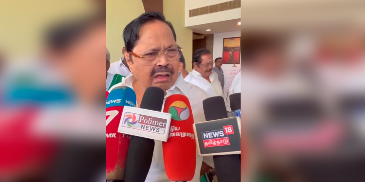 "We are ready to give a list" - Duraimurugan's reply to Amit Shah's speech