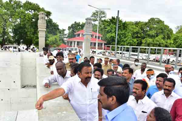 Chief Minister's participation in the event! Minister KN Nehru inspected the arrangements!