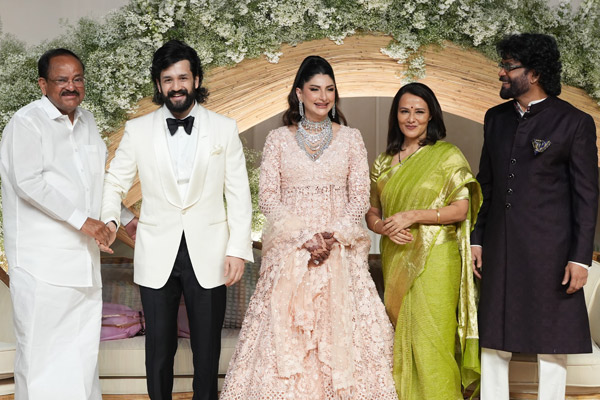 nagarjuna son akhil akkineni marriage reception 15