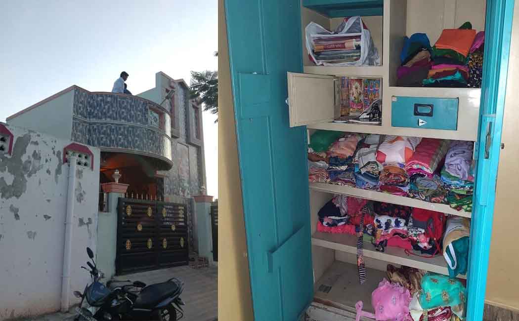 Mysterious persons involved in the theft of the bank manager's house