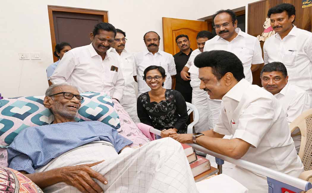 Chief Minister MK Stalin resilience about Pazha Nedumaran