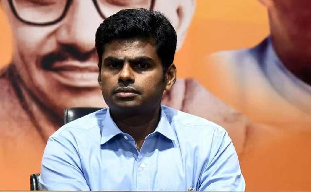 War of words on social media between minister trb Raja and Annamalai