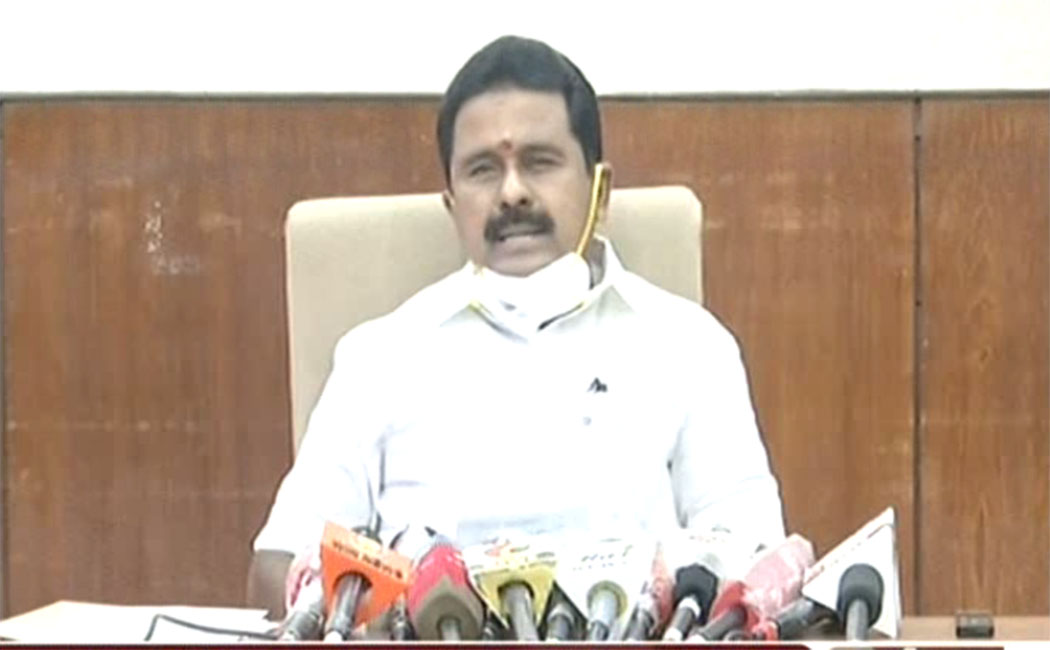 minister kamaraj pressmeet at chennai