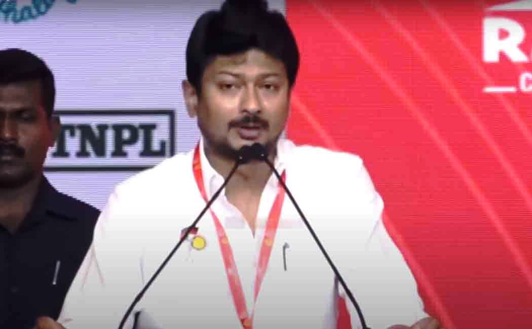 minister udhayanidhi stalin fun speech about 2000 crore