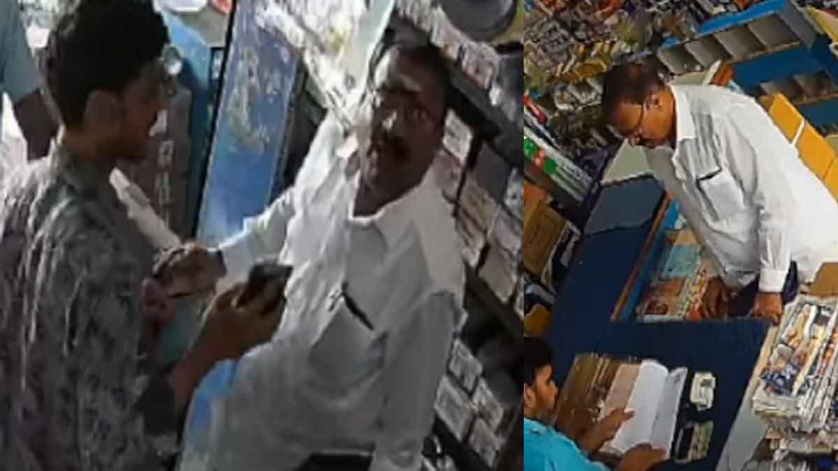 Collect money in tip-top attire as a GST officer; Running after seeing the CCTV