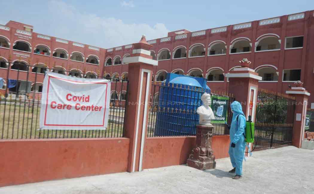 Disinfectant sprayer for Victoria Hall dormitory