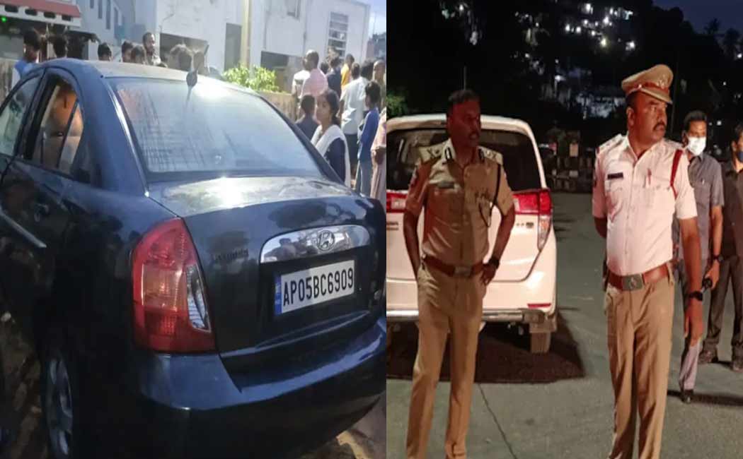 4 children were trapped in a car and lost in andhra