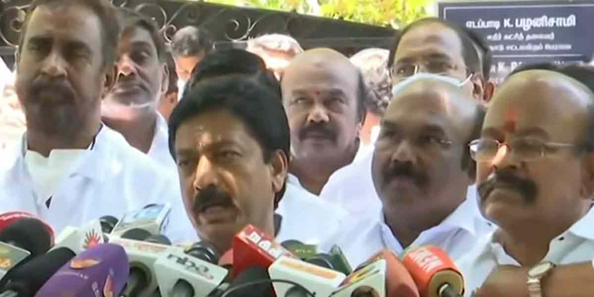'' Former AIADMK coordinator OPS ... '' - CV Shanmugam interview