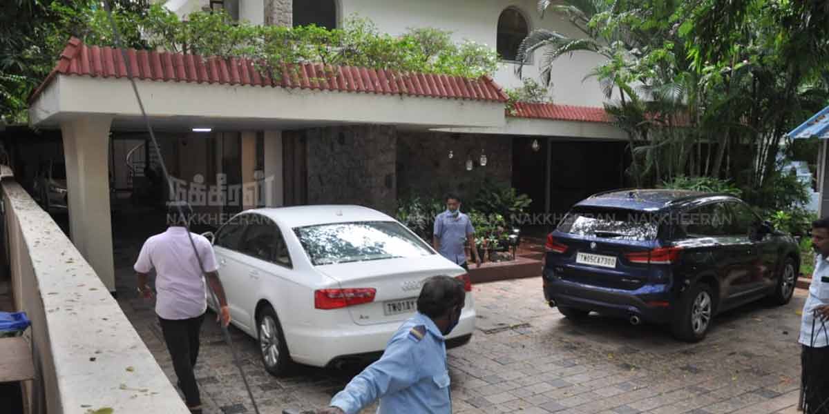 Karthi Chidambaram's house raid completed (pictures)