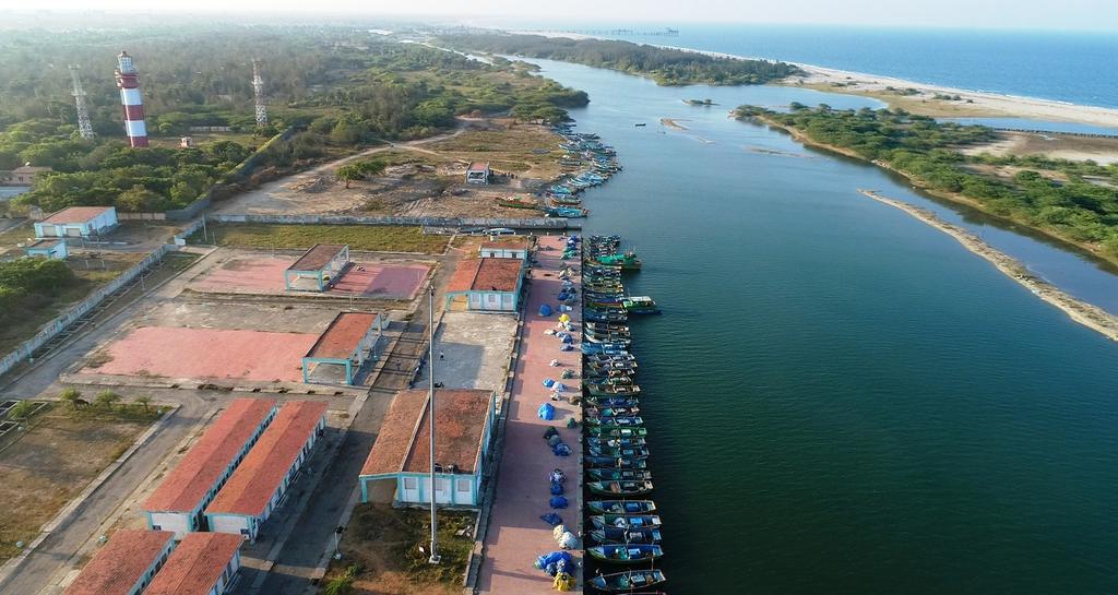 Parangipettai fishing site at Eagle view