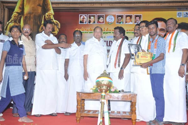 Honored with awards at Kamaraj birthday function!
