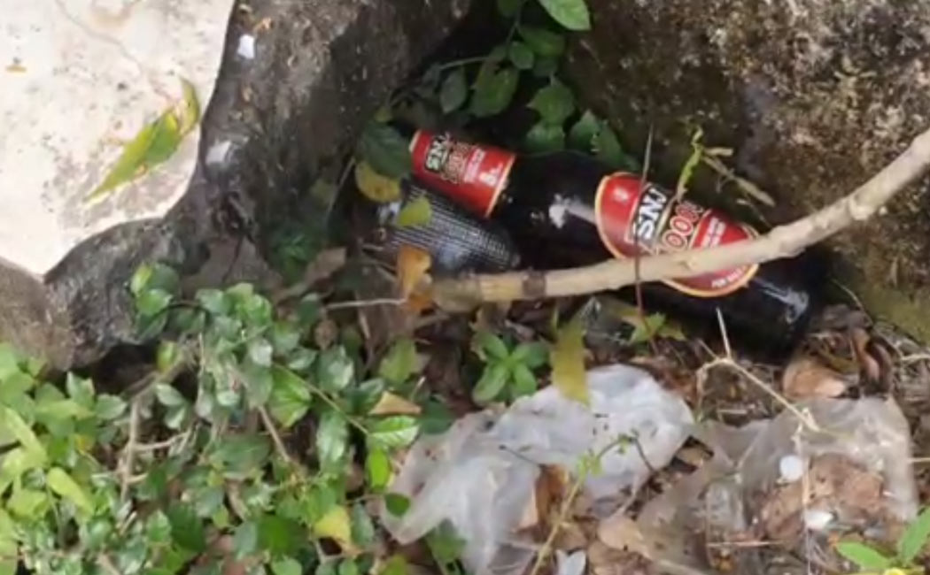 Gangs drinking alcohol at children's park in Tambaram