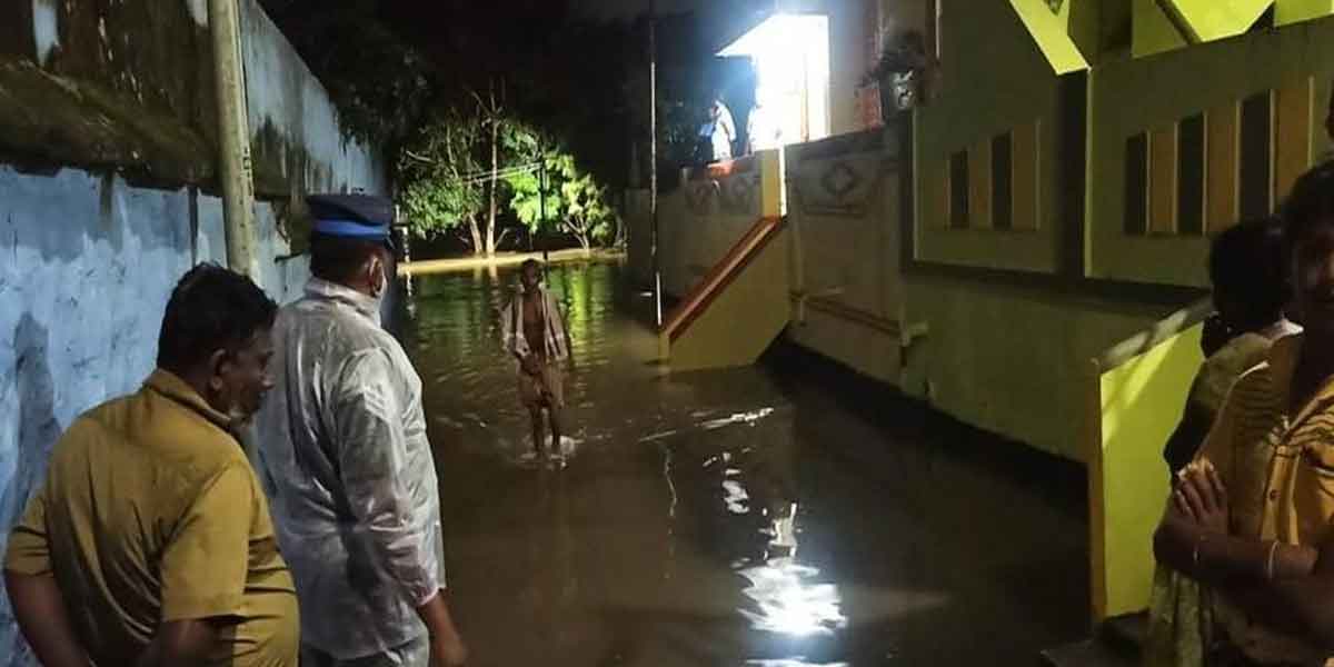 Extreme levels of flood danger were announced in at least two places.
