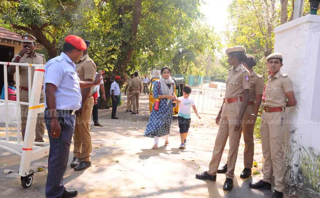thiruvanmiyur kalakshetra academy increased police protection