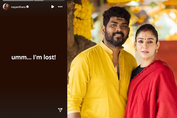 nayanthara instagram story issue