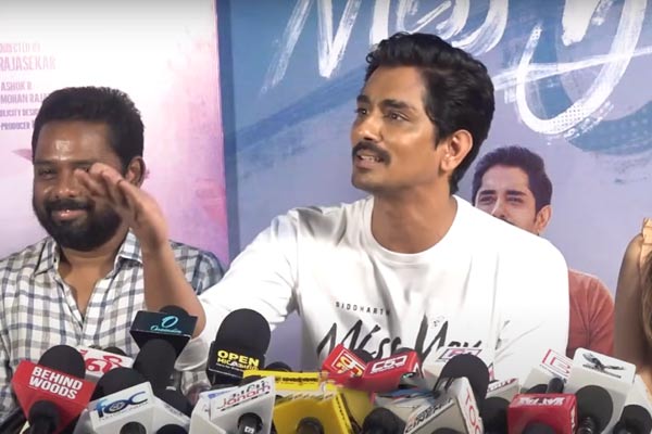 sidharth angry speech regards indian 2