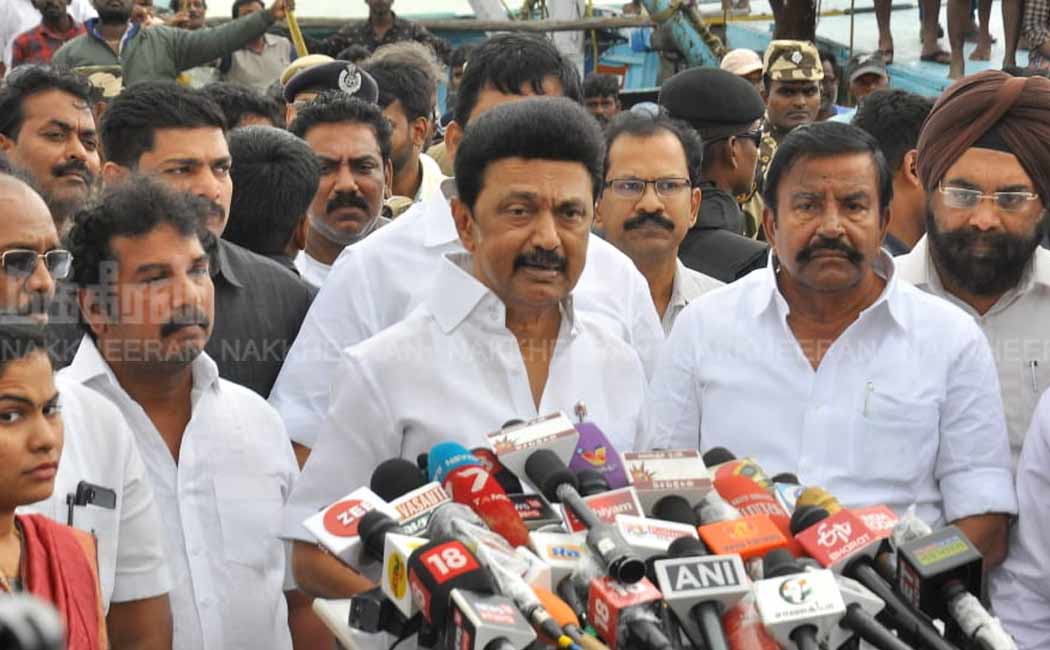 cm stalin said Relief will be provided to those affected by the storm
