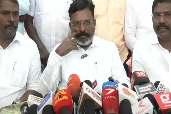 Thirumavalavan insistence vengaivayal case Should be handed over for CbI investigation