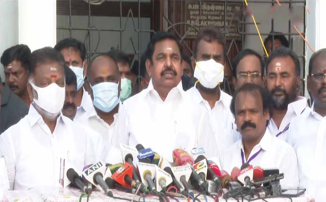 "AIADMK supports cancellation of NEET election" - Opposition leader Edappadi Palanisamy interview!