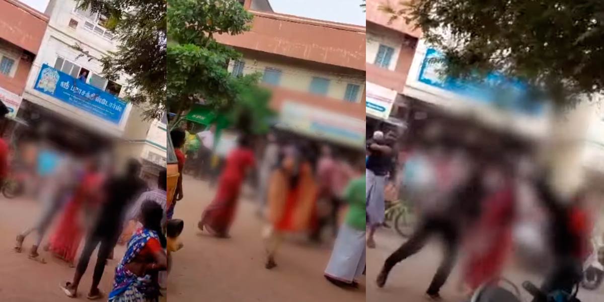 Clash between the two sides as it appeared to be a two-wheeler collision; 10 people injured