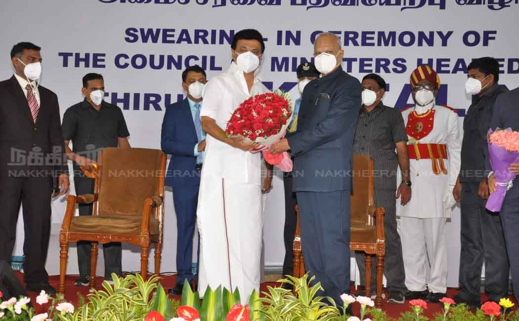 tamilnadu chief minister swearing in oath ceremony dmk chief mkstalin