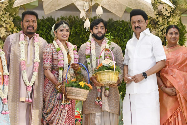 shankar daughter aishwarya marriage cm mk stalin wished