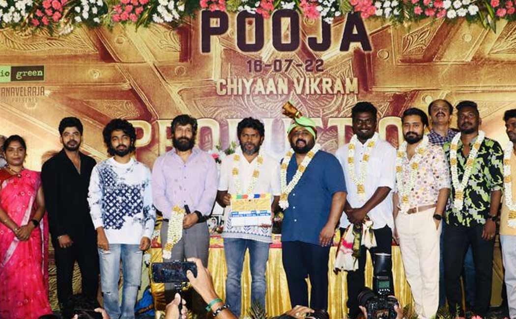 chiyaan 61 shooting begins