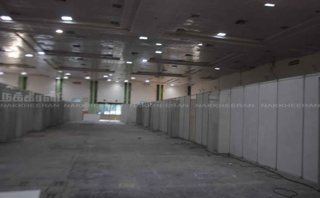 nandambakkam trade centre changed into corona ward